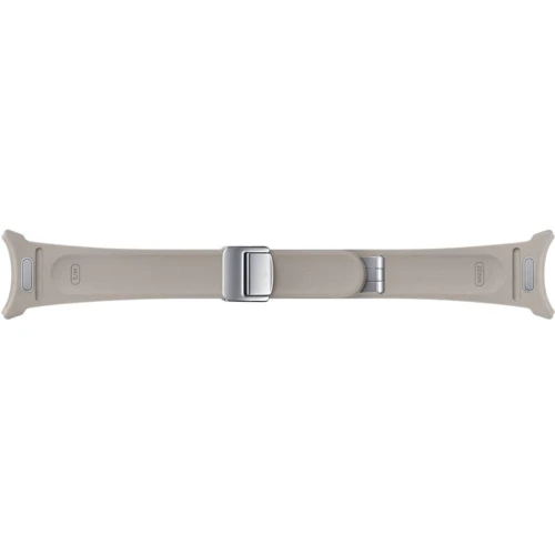Ремешок Samsung D-Buckle Hybrid Eco-Leather Band (20mm, S/M) Etoupe for Samsung Watch 4 / 5 / 6 (ET-SHR93SAEGEU): Цвет серый