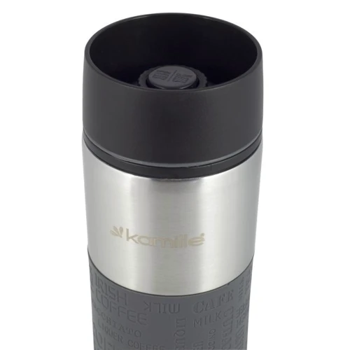 Термокухоль Kamille KM-2098 420 мл Сірий (KM-2098-GR)