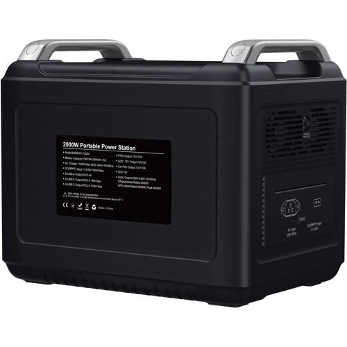 Зарядна станція Fich Energy F2000 1997Wh 2000W Portable Power Station ﻿LiFeP04: Ємність акумулятора, Вт/год 1997