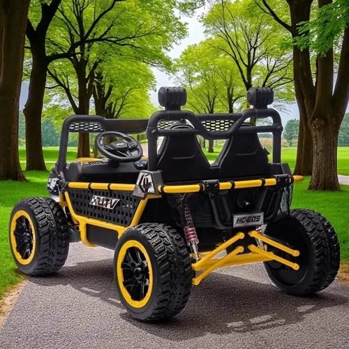 Детский электромобиль Bambi Багги желтый (M 6208EBLR-6(24V))