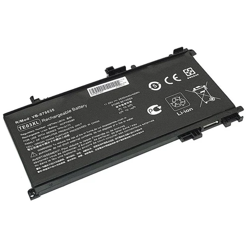 Батарея для ноутбука HP TE03 Omen 15-AX 11.55V Black 3500mAh OEM