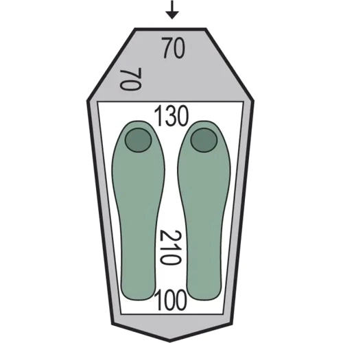 Палатка Pinguin Arris 2, Green (PNG 105.Green): Назначение туристические
