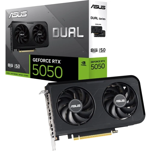 Видеокарта ASUS GeForce RTX 5050 8GB DUAL OC (DUAL-RTX 5050-O8G) UA