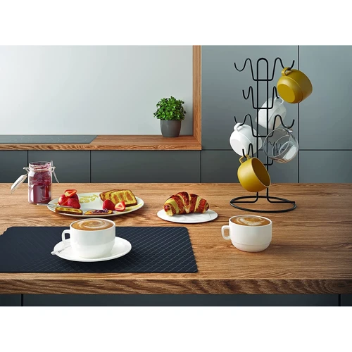 Тримач для чашок Metaltex MUG-TREE LAVA 19х44 см (361129): Матеріал Металл