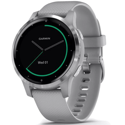 Смарт-часы Garmin vivoactive 4S Powder Gray/Silver (010-02172-03/010-02172-01)