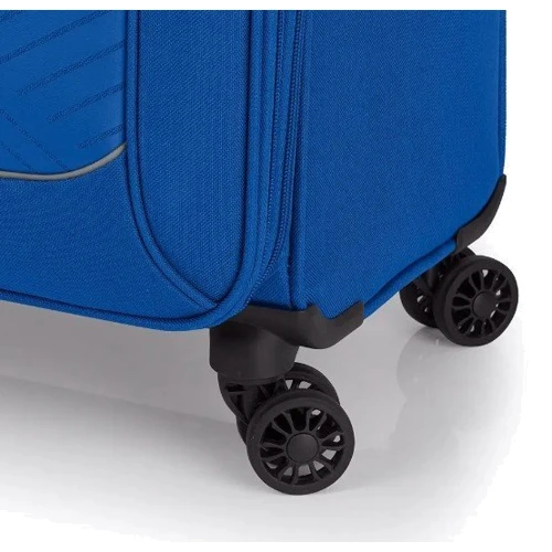 Чемодан Gabol Lisboa (L) Blue синий (122747-003)/(122701-003): Материал Текстиль