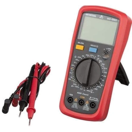 Мультиметр цифровой Intertool MD-0002: Тип Мультиметр цифровой