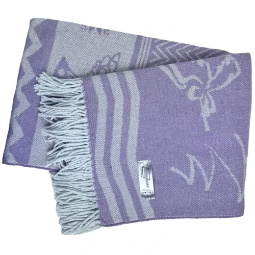 Плед SoundSleep Angels жаккард двосторонній бузковий 140х200 см (94271676)