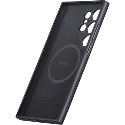 Чохол для телефона Pitaka MagEZ Case Pro 4 Twill Black/Grey (MCP2401F) для Samsung Galaxy S24 Ultra: Колір черный