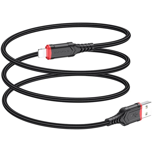 Кабель Borofone USB Cable to Lightning 1m Black (BX67)
