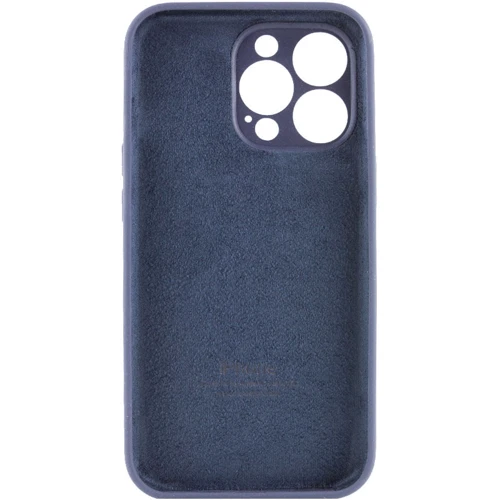 Чехол для iPhone Mobile Case Silicone Case Full Camera Protective Midnight Blue for iPhone 13 Pro Max: Цвет синий