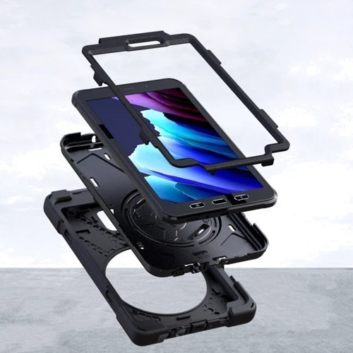 Аксессуар для планшетных ПК BeCover Heavy Duty Case with Stand Black for Samsung Galaxy Tab Active 3 SM-T570 / SM-T575 / SM-T577 (710047)