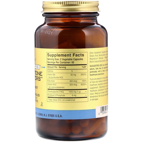 Solgar Gold Specifics, Homocysteine Modulators, 120 Vegetable Capsules (SOL01411): Тип антиоксидантні формули