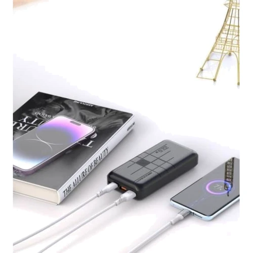 Внешний аккумулятор XO Power Bank 30000mAh PR189 Fast Charge Light Display 22.5W Black