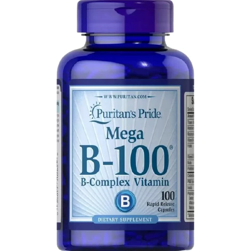 Puritan's Pride Vitamin B-100 Complex Витамин B-100 комплекс 100 капсул