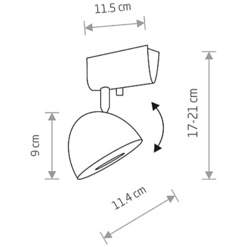 Спот Nowodvorski 9594 Vespa GU10 ES111 1x75W IP20 Wh
