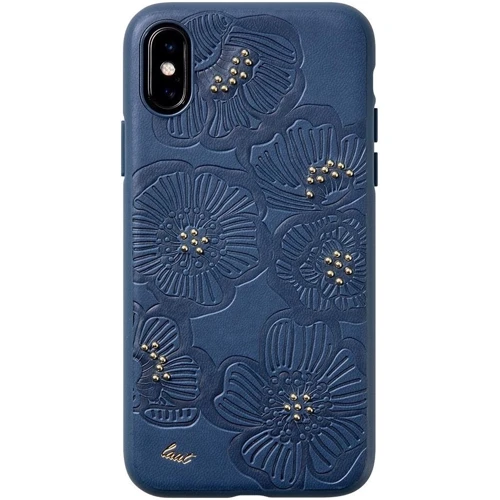 Чехол для iPhone LAUT Flora Indigo (LAUT_IP18-L_FL_BL) for iPhone XS Max: Цвет синий