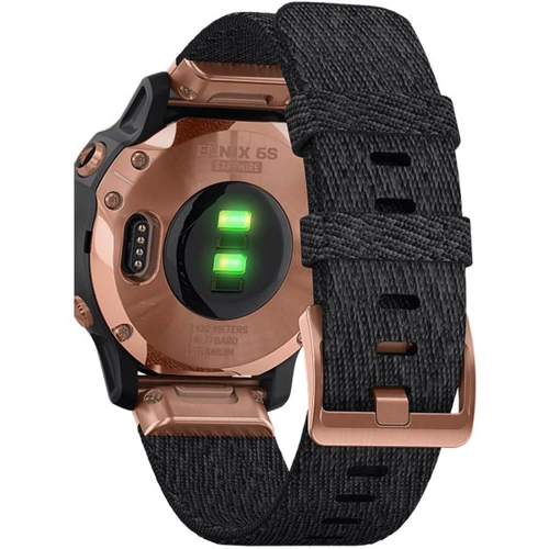 Смарт-часы Garmin Fenix 6S Sapphire Rose Gold with Heathered Black Nylon Band (010-02159-37/36): Сенсорный экран нет