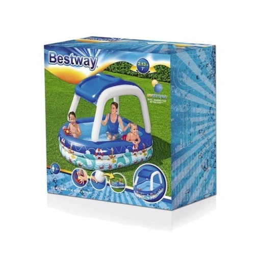 Басейн сімейний Bestway 213-155-132 см 54370 фото 4