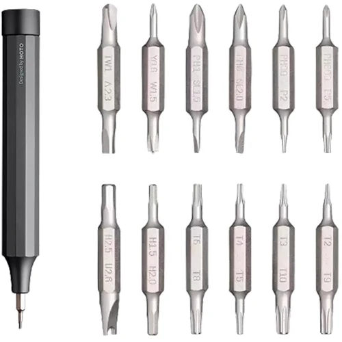Викрутка з комплектом біт Xiaomi HOTO Precision Screwdriver QWLSD004 Black (24 шт)