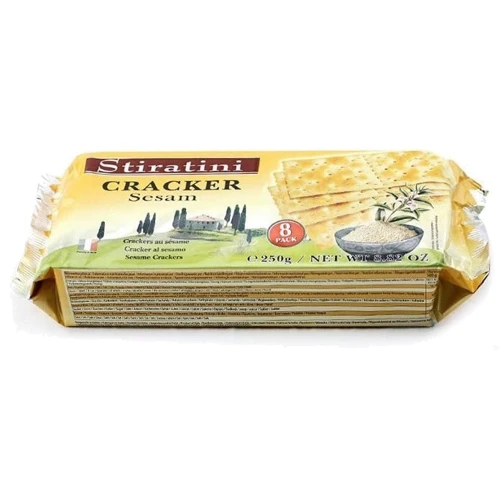 Крекер з кунжутом Cracker Sesam Stiratini, (250 г) (WT3554) фото 2
