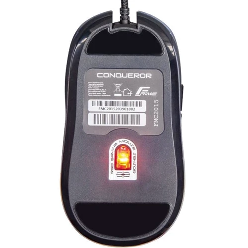 Мышь Frime Conqueror Black USB (FMC2015): Длина кабеля 1,8 м