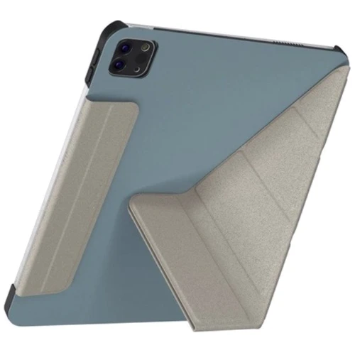 Аксессуар для iPad SwitchEasy Origami Exquisite Blue (SPD219093XB22) for iPad Air (2020-2025) / iPad Pro 11 (2018-2022): Особенности Приятен на ощупь, Складывается в подставку, Надежная защита от царапин и загрязнений, закрывается на магнитный клапан, режим автопробуждения/сна