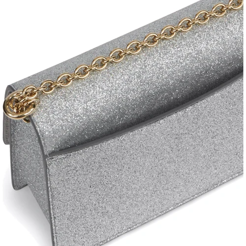 Женская сумка кросс боди Furla 1927 Mini Crossbody 20 серебристая (BAFKACOA.0055AR000): Фактура Зернистая, Глянцевая