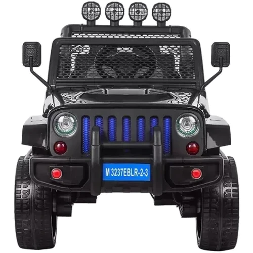 Детский электромобиль Джип Bambi Racer Jeep Wrangler, черный (M 3237EBLR-2-3): Вид джип
