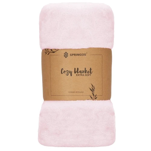 Плед Springos Extra Soft 200x220 см розовый (HA7192): Производитель Springos