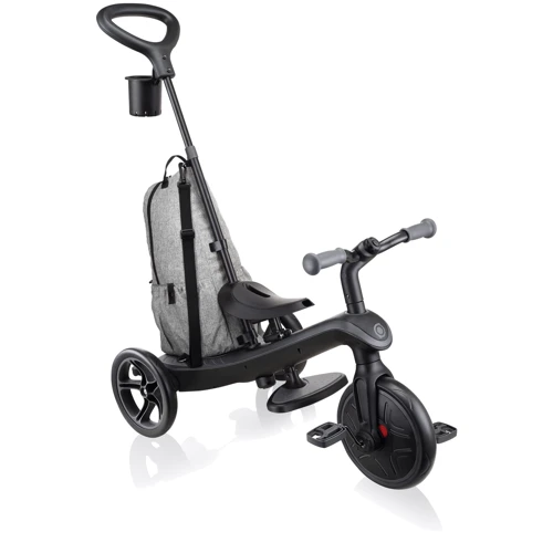 Велосипед Globber Explorer Trike 4в1 Deluxe Play BlackGrey (633-120): Рекомендований вік от 1 года