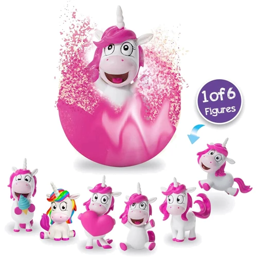 Ароматна бомбочка для ванної з іграшкою Inkee - Милі єдиноріжки, а ссорт. (18378)