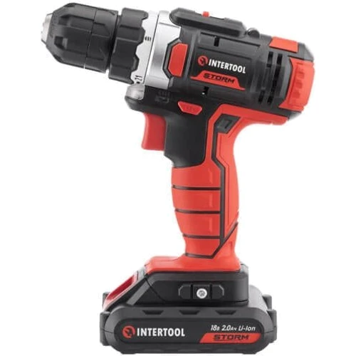 Шуруповерт акумуляторний INTERTOOL WT-0314: Кількість швидкостей роботи 2