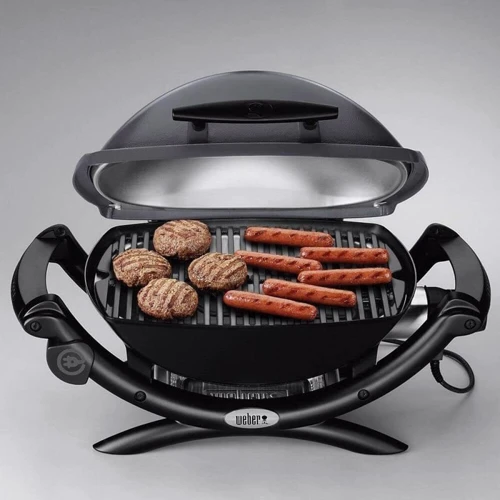 Электрогриль Weber Q140 52020079: Размеры поверхности, см 43х32
