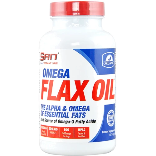SAN Omega Flax Oil Лляна олія 100 капсул
