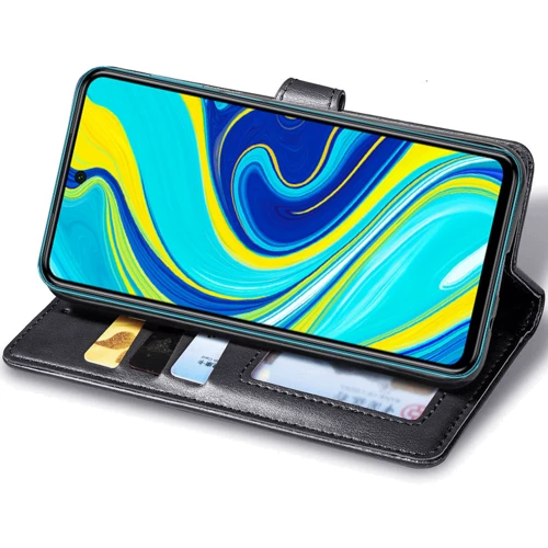 Чехол для телефонов Mobile Case Getman Gallant Black for Xiaomi Redmi Note 9S/Note 9 Pro/Note 9 Pro Max: Цвет черный