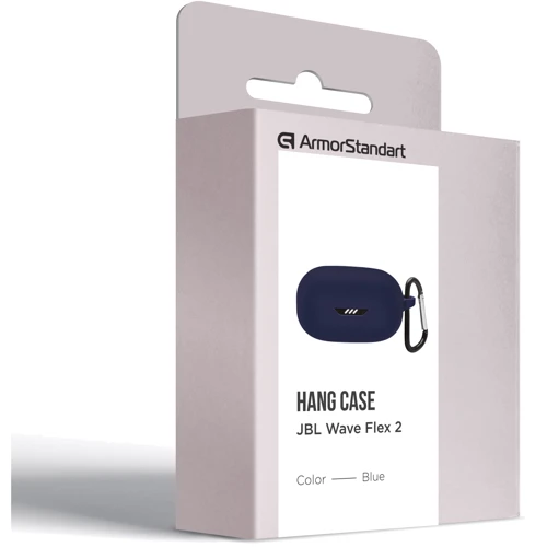 Чехол ArmorStandart Hang Case Blue for JBL Wave Flex 2 (ARM83228): Материал Силикон