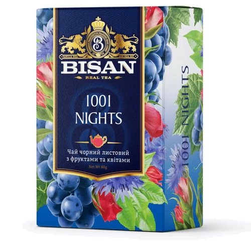 Чай Bisan чорний 1001 Nights 80 г (4820186123333)