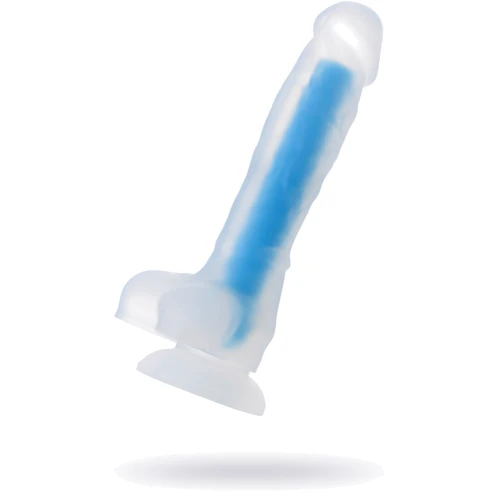 Фаллоимитатор Toyfa Beyond Matt Glow Blue (светится в темноте)