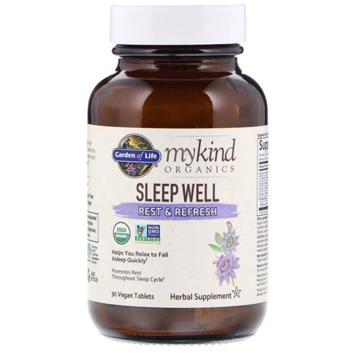 Garden of Life MyKind Organics Комплекс Для Сна Отдыха и Свежести 30 таблеток