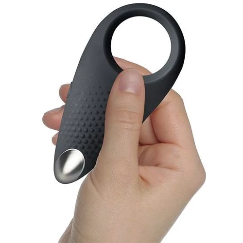 Эрекционное кольцо с вибрацией Rocks Off Empower Black