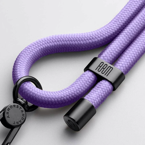 Ремешок для смартфона ArmorStandart Rope Black Lavander with Dark holder (ARM67197): Цвет фиолетовый