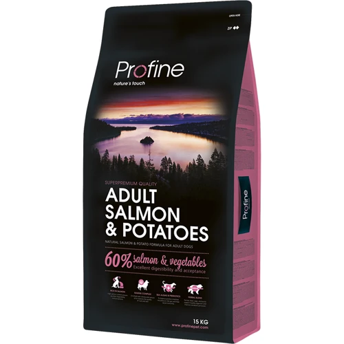 Сухой корм для взрослых собак Profine Adult Salmon с лососем и картофелем 15 кг (8595602517572)