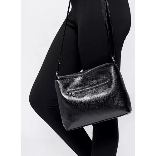 Женская сумка через плечо Sambag Rose MZN черная (94100602): Страна производитель Украина
