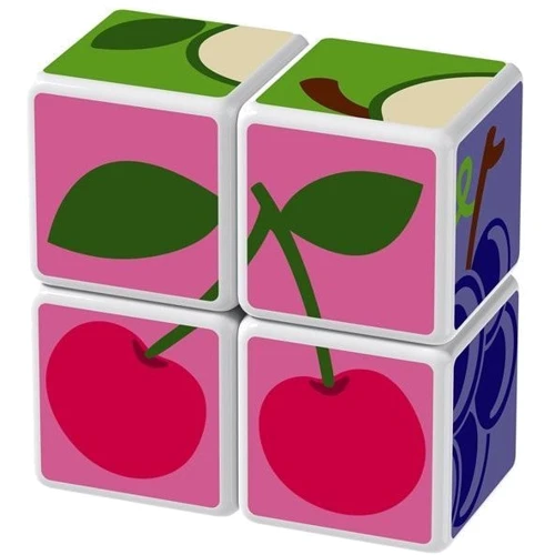 Магнітні кубики Geomag Magicube Animal Fruit Фрукти (131): Стать Для мальчиков, Для девочек