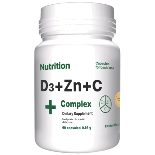 EntherMeal D3 + Zinc + С Complex 60 Capsules