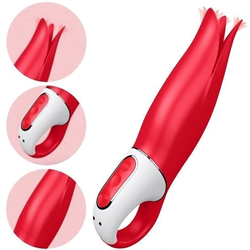 Satisfyer Vibes Power Flower вибромассажер, 19x4.6 см