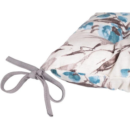 Подушка Подушка для стільця Ardesto Textiles Flower 40х40 см бежева (ART03PF): Матеріал чохла хлопок