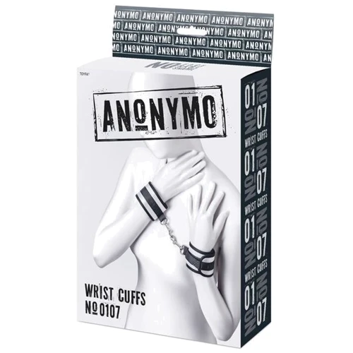 Наручники Toyfa Anonymo Wrist Cuffs № 0107, silver