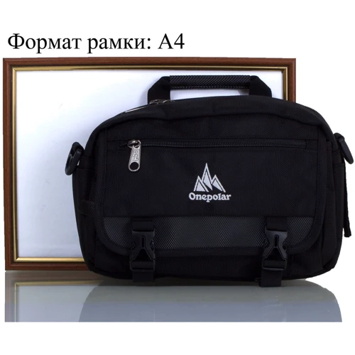 Мужская сумка через плечо Onepolar черная (W5078-black): Страна производитель Китай